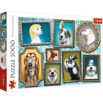 Psia Galeria  puzzle dla dorosłych 1000 elementów.