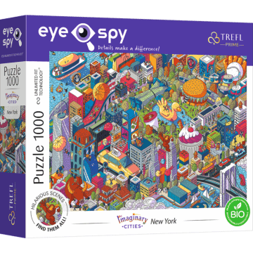 Opakowanie puzzli Prime o nazwie Imaginary Cities: New York, USA