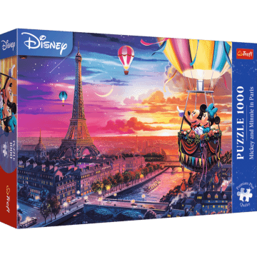 Puzzle Premium Plus Quality 1000 el. Mickey i Minnie w Paryżu