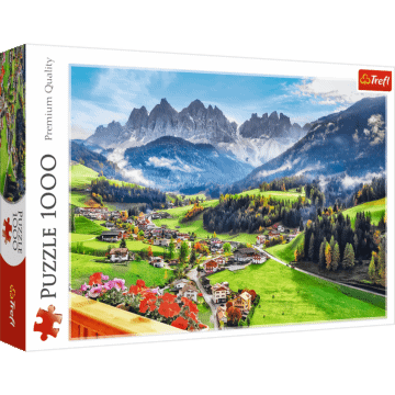 Puzzle 1000 el. St. Magdalena, Dolomity, Włochy