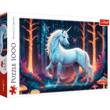 Puzzle 1000 el. Mistyczny jednorożec - opakowanie