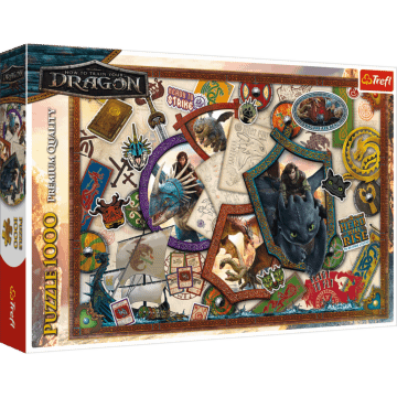 Puzzle 1000 pcs., How to Train Your Dragon - Heroes