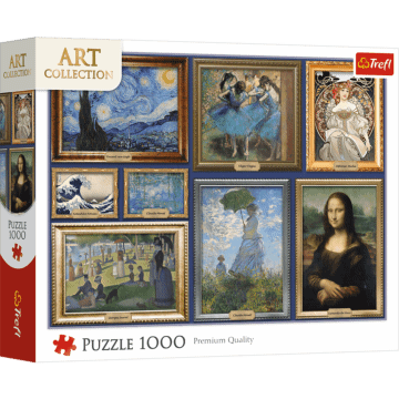 Puzzle Art Collection 1000 el. Kolekcja arcydzieł sztuki - opakowanie 
