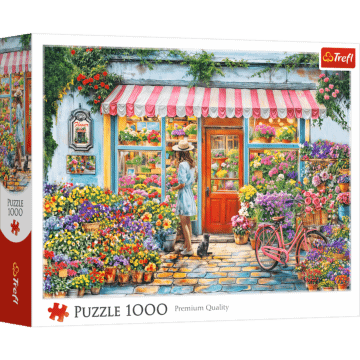 Puzzle 1000 el. Kwiaciarnia - opakowanie 