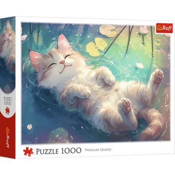 Puzzle 1000 el. Purrfekcyjny relaks - opakowanie 