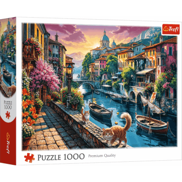 Puzzle 1000 el. Włoskie wakacje - opakowanie 