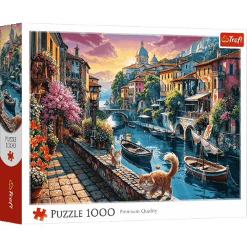 Puzzle 1000 el. Włoskie wakacje - opakowanie 