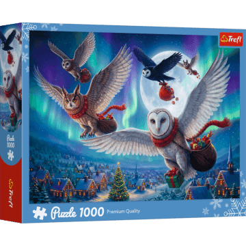 Puzzle 1000 el. Świąteczna dostawa - opakowanie 