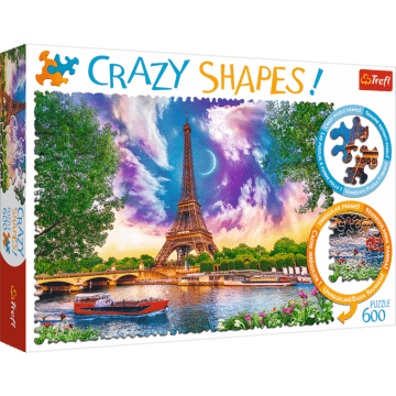 Niebo nad Paryżem - Crazy Shapes - puzzle 600 od Trefl