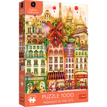 Puzzle Premium Plus Quality 1000 el. O północy w Paryżu