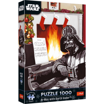 Puzzle Premium Plus Quality Star Wars 1000 el. Święta z Darth Vader