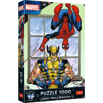 Puzzle Premium Plus Quality Marvel 1000 el. Spider-Man & Wolverine: Święta