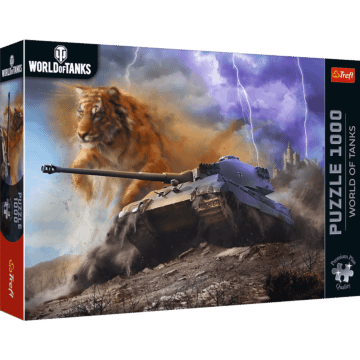Puzzle Premium Plus Quality 1000 el. World of Tanks: Tygrys II - opakowanie