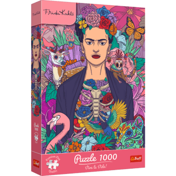 Puzzle Premium Plus Quality Frida Kahlo 1000 el. Kwitnąca dusza - opakowanie