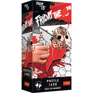 Puzzle Premium Plus Quality 1000 el. Hall of Horror: Piątek Trzynastego - opakowanie 