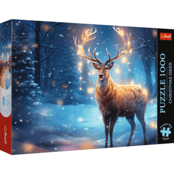 Puzzle Premium Plus Quality 1000 el. Świąteczny jeleń - opakowanie