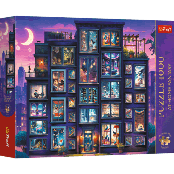 Puzzle Premium Plus Quality At-Home Fantasy 1000 el. Noc pełna opowieści -  opakowanie