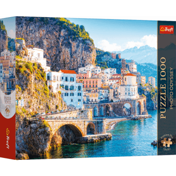 Puzzle Premium Plus Quality 1000 el. Photo Odyssey: Amalfi, Kampania, Włochy - opakowanie 