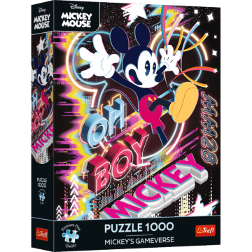 Puzzle Premium Plus Quality Disney 1000 el. Wirtualny świat Myszki Miki - opakowanie
