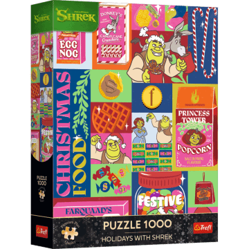 Puzzle Premium Plus Quality 1000 el. Święta ze Shrekiem - opakowanie
