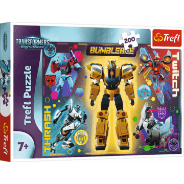 Opakowanie puzzli 200 el. Transformers