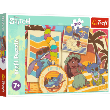 Puzzle Lilo & Stitch 200 el. Muzyczny świat Lilo & Stitch - opakowanie