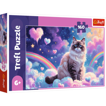 Puzzle 160 el. Domowy kotek