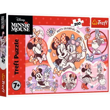 Puzzle Minnie 200 el. Zwyczaje Myszki Minnie - opakowanie