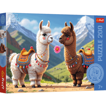 Puzzle 200 el. Kolorowe lamy