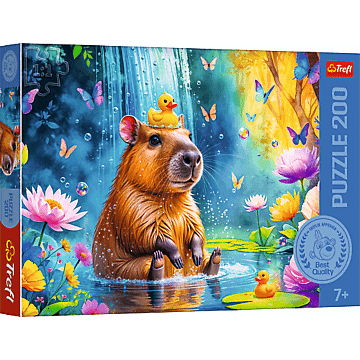 Puzzle 200 el. Kapibara - opakowanie 