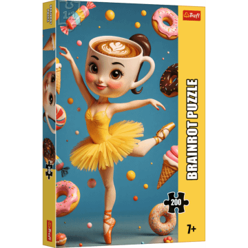 Puzzle 200 el. BrainRots Ballerina Cappuccina - opakowanie 