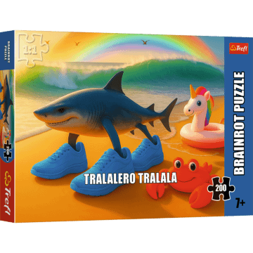 Puzzle 200 el. BrainRots, Tralalero Tralala 