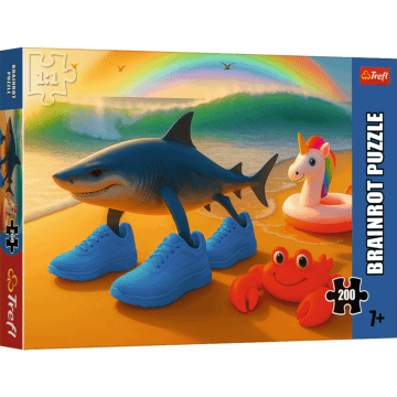 Puzzle 200 el. BrainRots Tralalero Tralala - opakowanie 