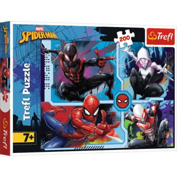 Puzzle Marvel Spiderman 200 el. Pajęcze zagadki - opakowanie 