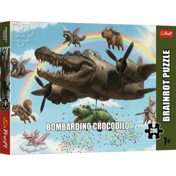 Puzzle 200 el. BrainRots, Bombardino Crocodilo - opakowanie 