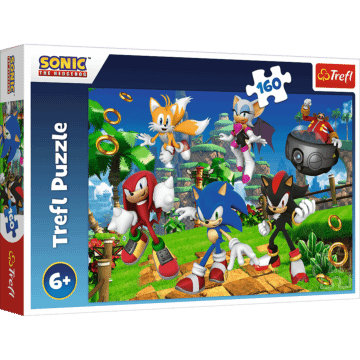 Opakowanie puzzli dla dzieci - Sonic i przyjaciele