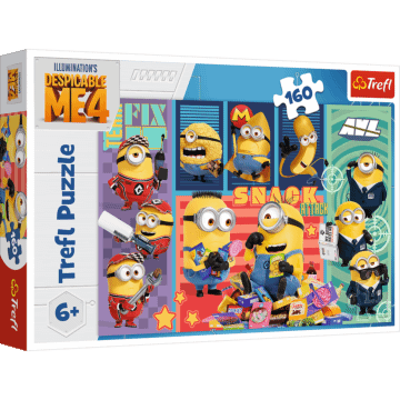 Puzzle Minionki 160 el. Minionkowa radość