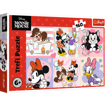 Puzzle Myszka Minnie 160 el. Kolorowy dzień Minnie - opakowanie