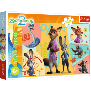 Puzzle Zootopia 2, 160 el. Razem w Zootopii - opakowanie