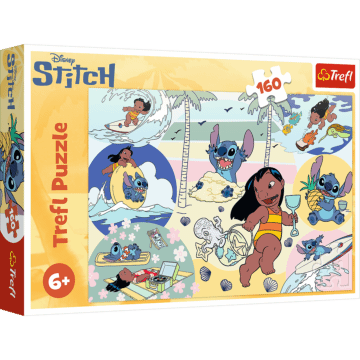 Puzzle 160 el. Stitch rządzi