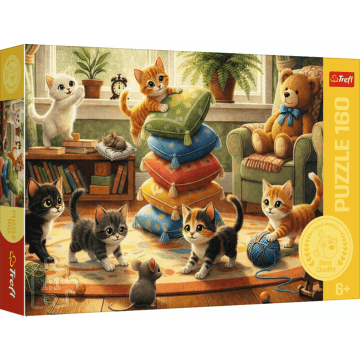 Puzzle 160 el. Kocie psoty - opakowanie 