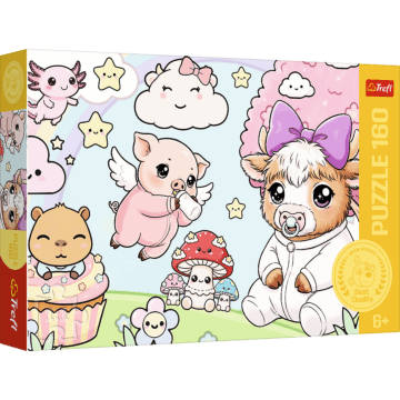 Puzzle 160 el. Zwierzaki maluchy