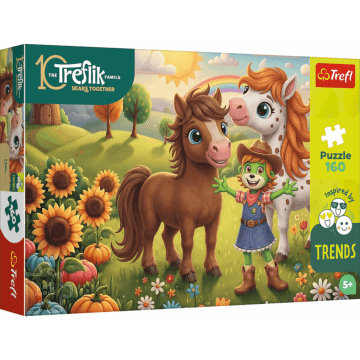 Puzzle Rodzina Treflików, Inspired By Trends 160 el. Konik - opakowanie 