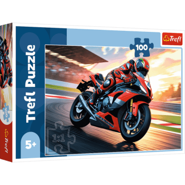 Puzzle 100 el. Szybki motocykl