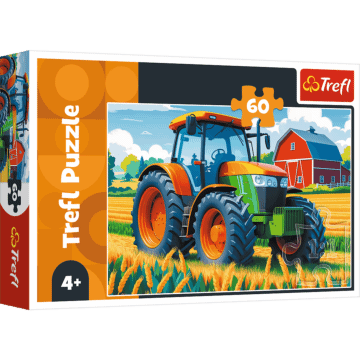 Puzzle 60 el. Pojazd rolnika