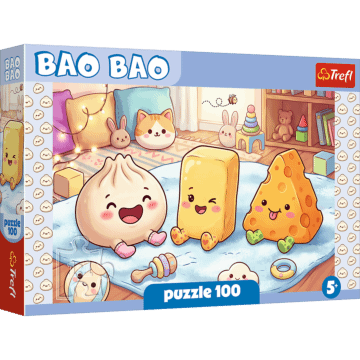 Puzzle 100 el. Bao Bao, Pierożek i przyjaciele