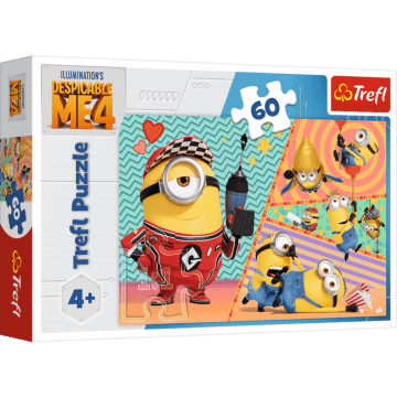 Puzzle Minionki 60 el. Wesołe Minionki - opakowanie