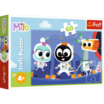 Puzzle Milo 60 el. Czas poznać Milo - opakowanie