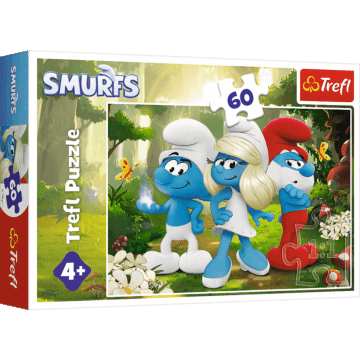 Puzzle 60 el. Smerfy, Zaczarowany Las - opakowanie
