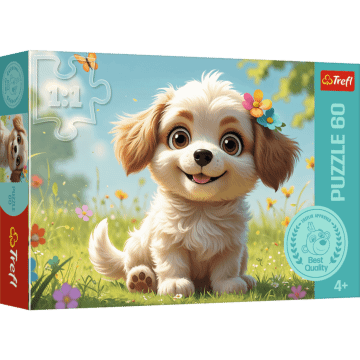Puzzle 60 el. Szczeniaczkiem być!
